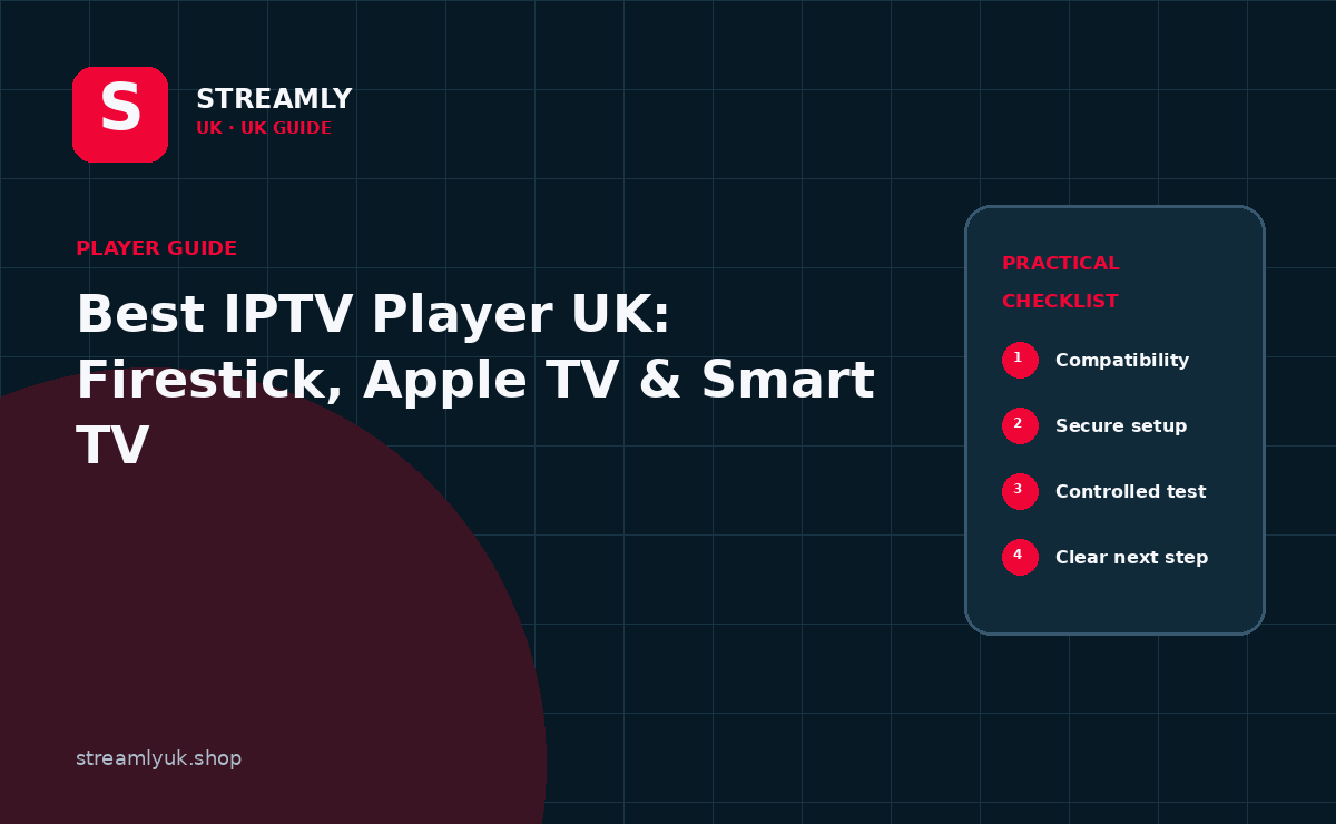 IPTV players and apps UK guide and decision checklist