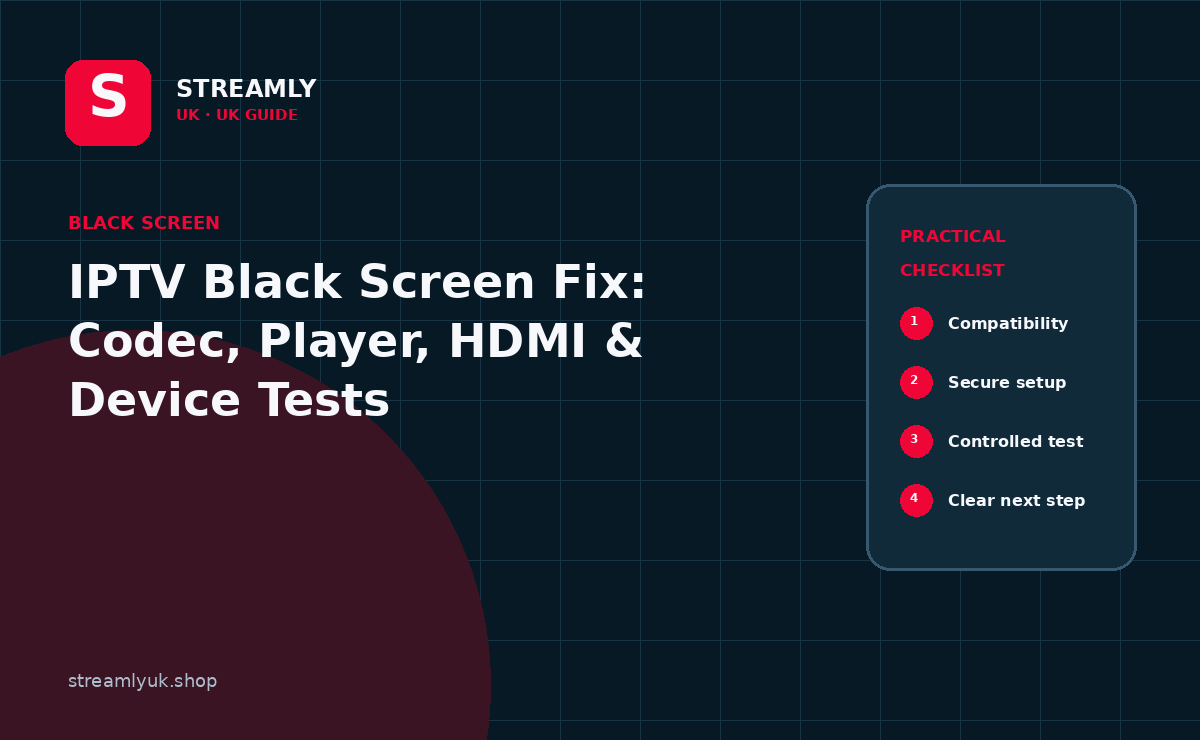 IPTV troubleshooting tool guide and decision checklist