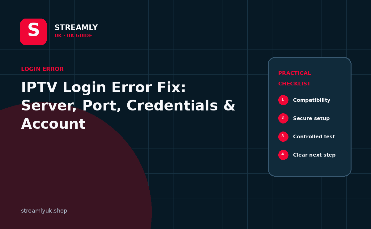 IPTV support guide and decision checklist